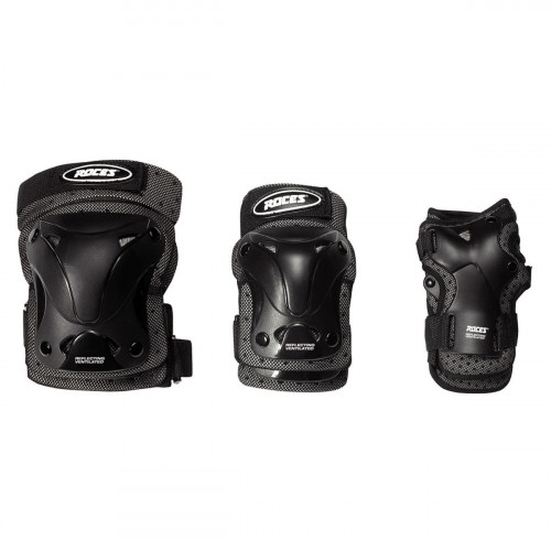 Комплект протектори JR VENTILATED 3-PACK black Комплект протектори JR VENTILATED 3-PACK black